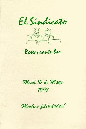 Speisekarte | El Sindicato | Außenansicht